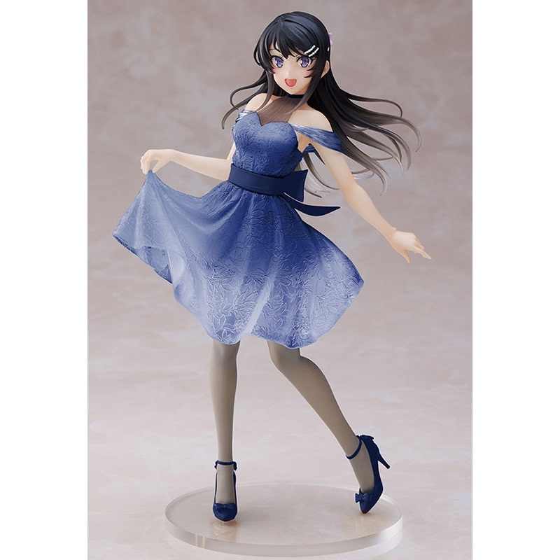 Rascal Does Not Dream of Bunny Girl Senpai Taito Coreful Figure Mai Sakurajima (Clear Dress Ver.) Renewal Edition
