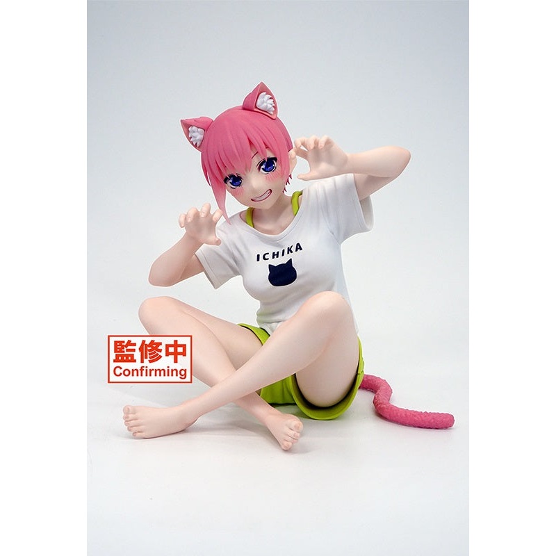 The Quintessential Quintuplets 2 TAITO Desktop Cute Figure Ichika Nakano Newley Written Cat Roomwear Ver.