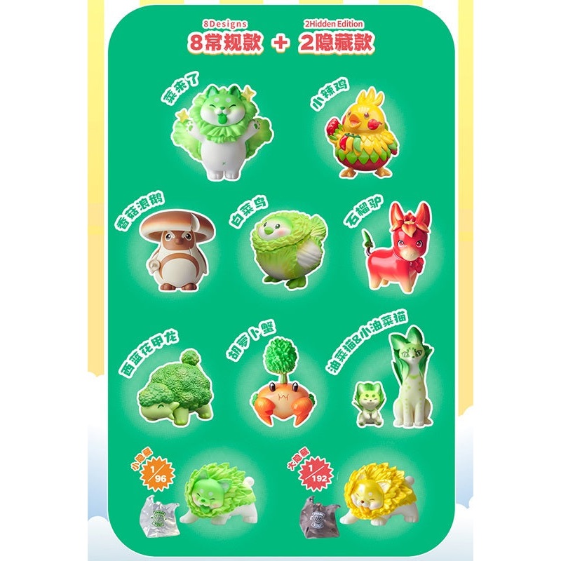 DODOWO VEGETABLE FAIRY SERIES TRADING FIGURE VOL.3 (Box of 8)