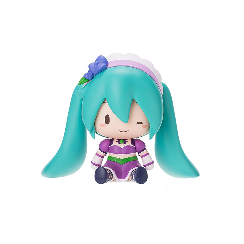 Hatsune Miku x Love and Berry Dress Up and Dance! SEGA Chibi Figure Sparkly Purple