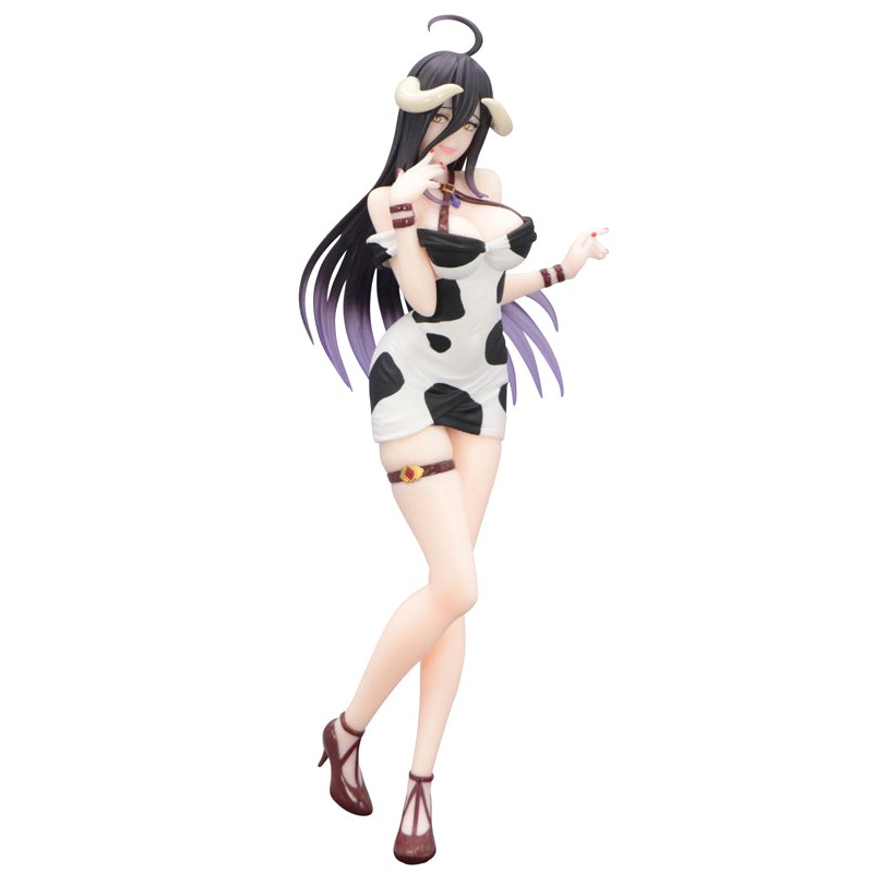 OVERLORD FuRyu Trio-Try-iT Figure -Albedo Mini Dress Cow Pattern ver.-