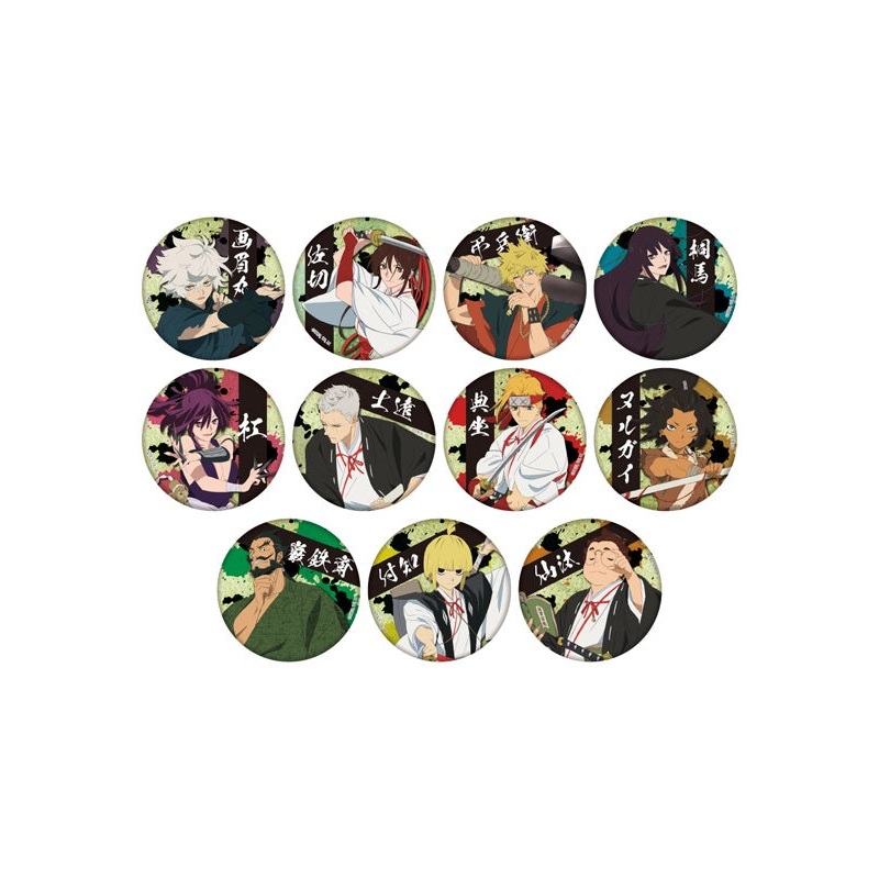 Hell's Paradise: Jigokuraku  Shimizu Sangyo Gold Folding Screen Can Badge(1 Random)