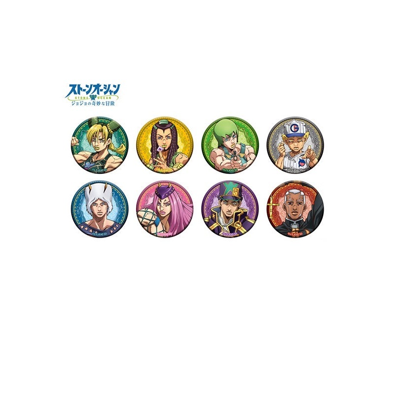 JoJo's Bizarre Adventure: Stone Ocean Medicos Entertainment Original Illustration Can Badge Collection AT(1 Random)
