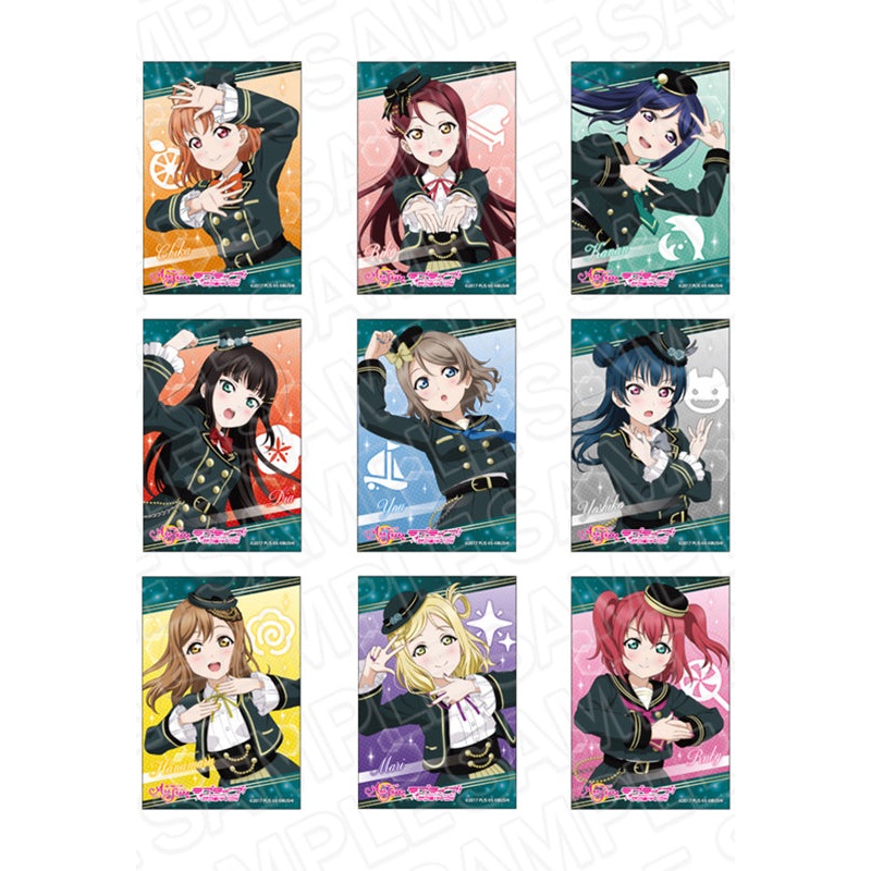 Love Live! School Idol Festival All Stars Contents Seed Square Can Badge Adventure Around Your Eyes Ver.(1 Random)