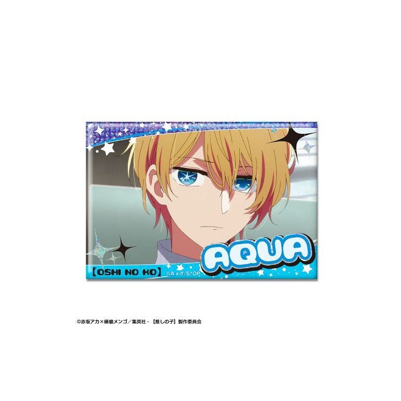 Oshi no Ko Licence Agent Hologram Can Badge Design 06 Aqua A
