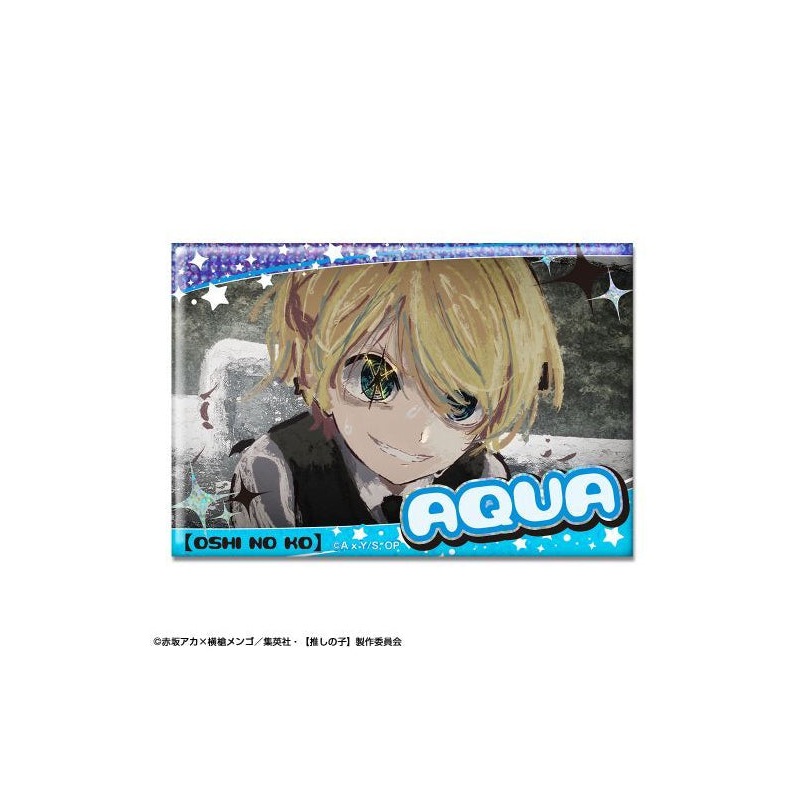 Oshi no Ko Licence Agent Hologram Can Badge Design 07 Aqua B
