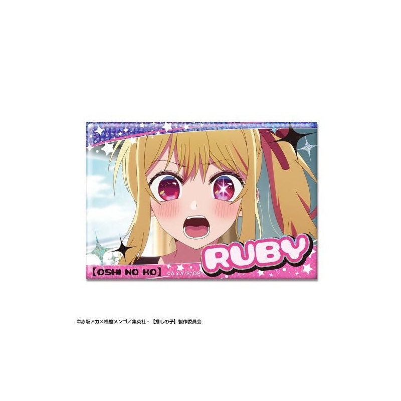 Oshi no Ko Licence Agent Hologram Can Badge Design 08 Ruby A