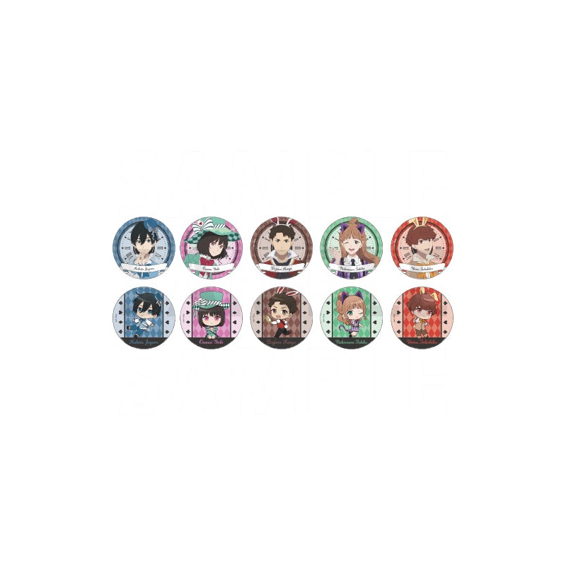 Shoshimin: How to become Ordinary EDITH Trading Metallic Can Badge Original Illustration & Original Deformed Shoshimin in Wonderland!?