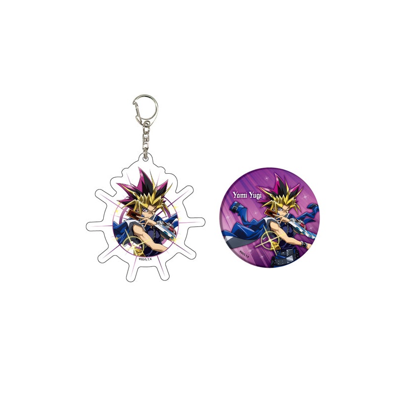 Yu-Gi-Oh! Duel Monsters A3 Acrylic Key Chain & Can Badge Set 01 Yami Yugi (Original Illustration)