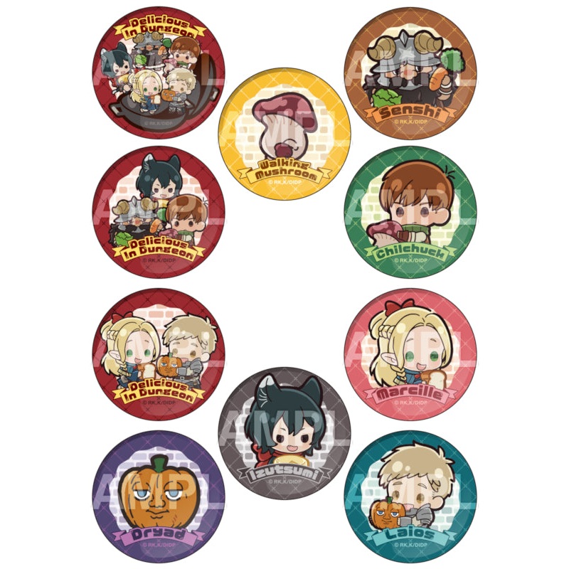 Delicious in Dungeon Smarprise Trading Round Can Badge