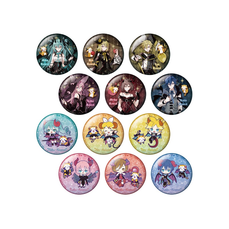 Hatsune Miku x Rascal the Raccoon Caravan 2023 Large Can Badge Collection(1 Random)
