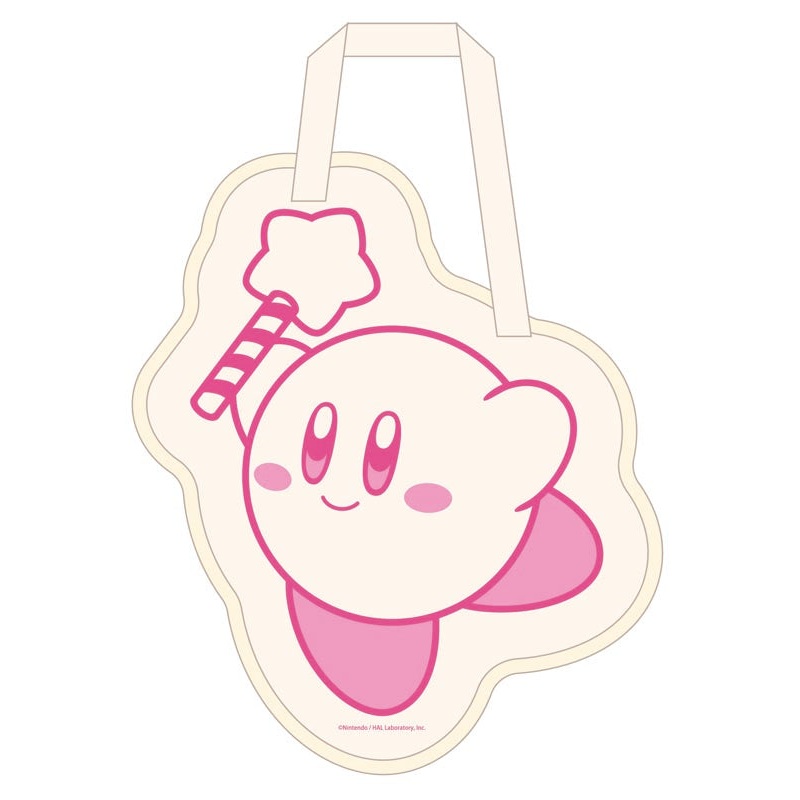 Kirby's Dream Land Twinkle Die-cut Tote Bag Kirby A, Star Rod