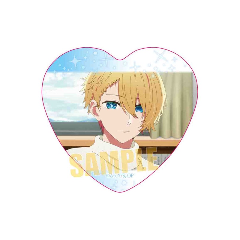 Oshi no Ko Bell House Memories Heart Can Badge Aqua B