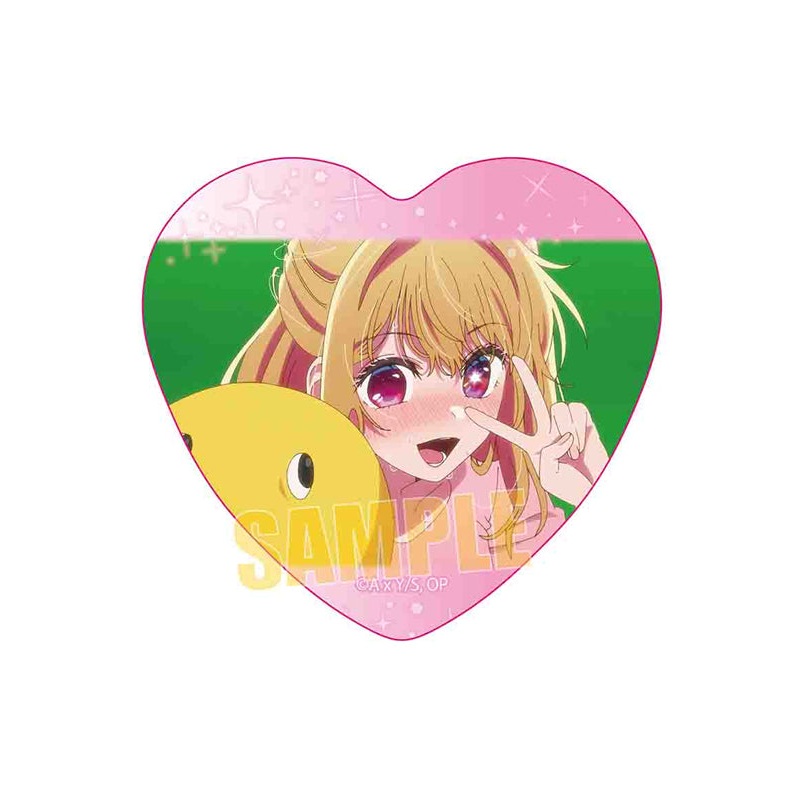 Oshi no Ko Bell House Memories Heart Can Badge Ruby
