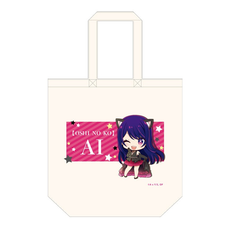 Oshi no Ko Seasonal-Plants Puchichoko Canvas Tote Bag Ai Black Dress
