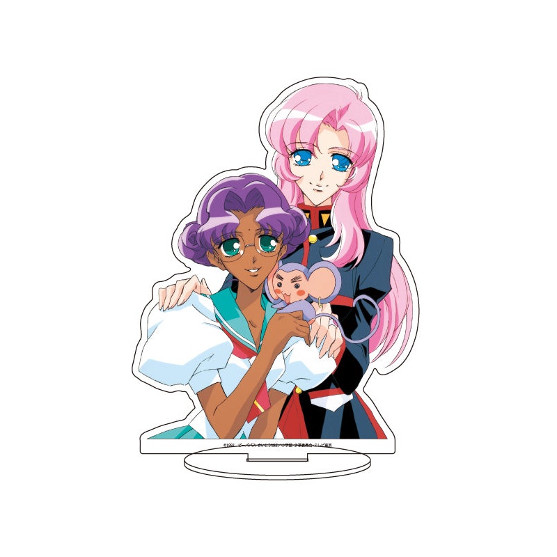 Revolutionary Girl Utena A3 Chara Acrylic Figure 01 Tenjou Utena & Himemiya Anthy A
