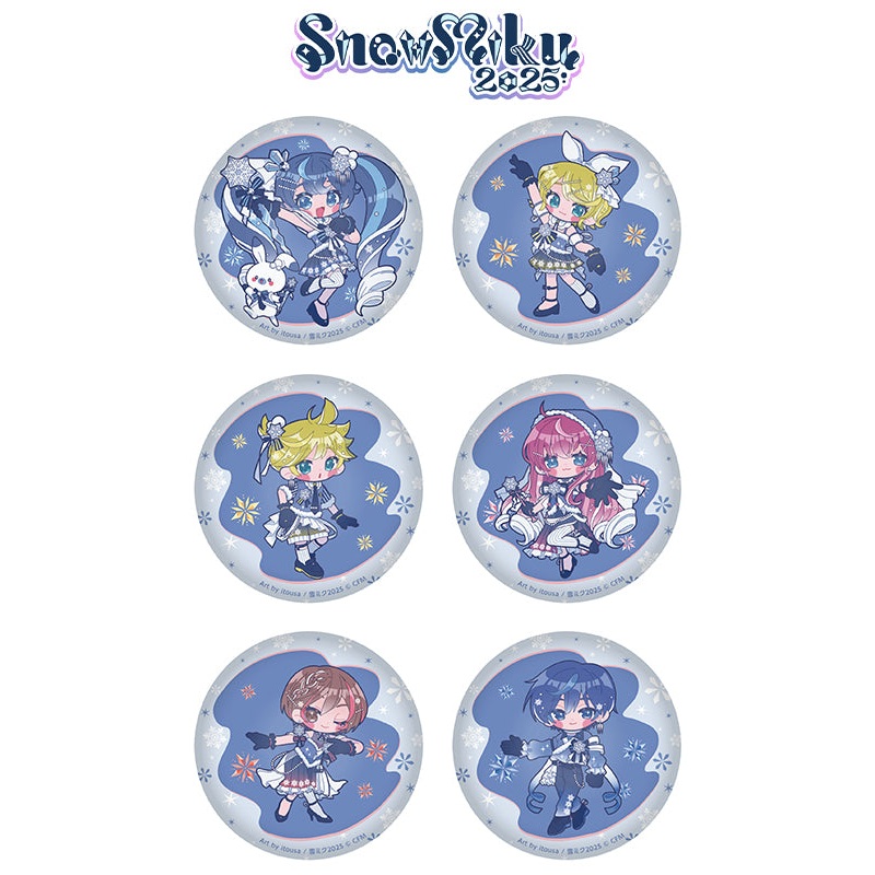 SNOW MIKU 2025 Caravan Punipuni Can Badge