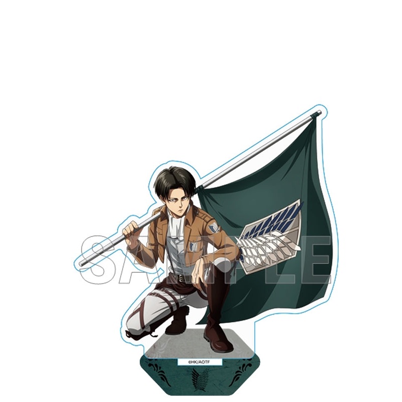 Attack on Titan Stella Notes Acrylic Stand Survey Corps Flag Ver. Levi