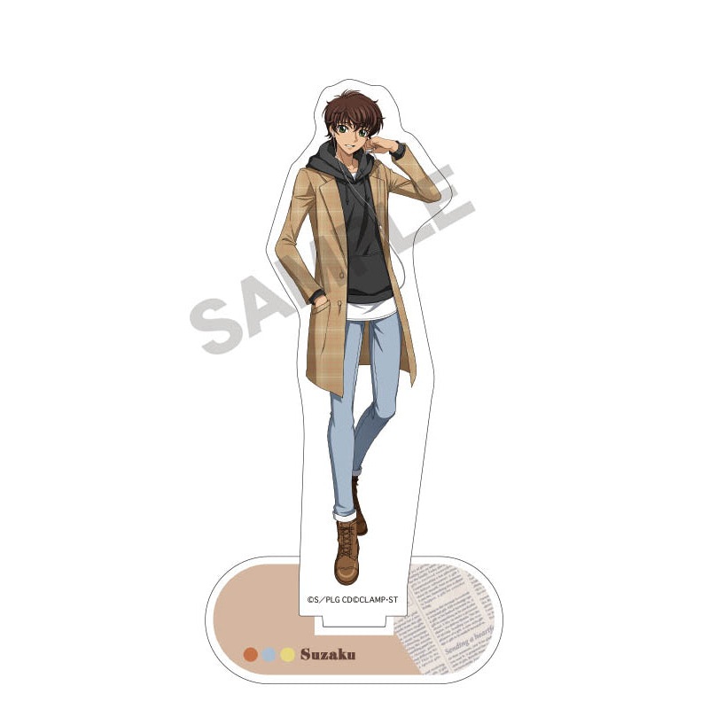 Code Geass Lelouch of the Rebellion Crux Acrylic Stand Suzaku Casual Outfit