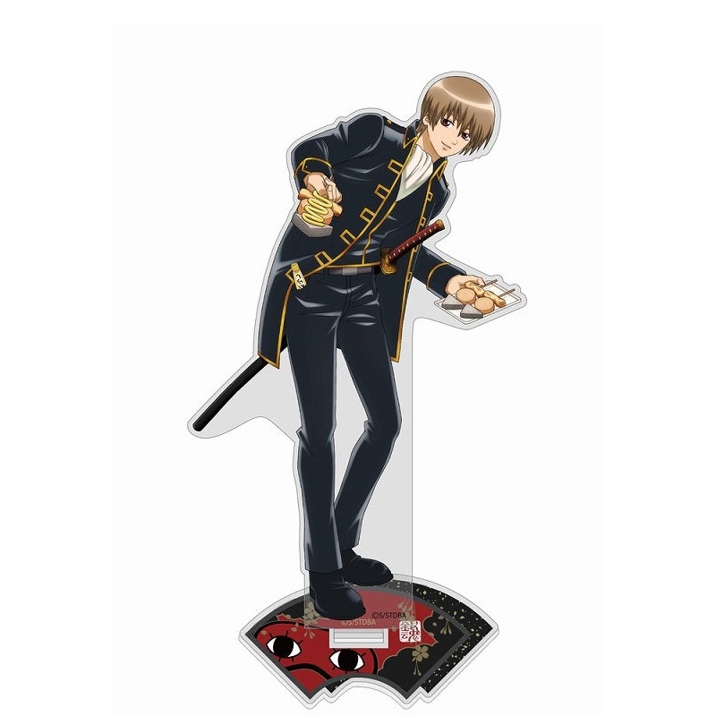 Gintama Cospa Original Illustration Okita Sougo Acrylic Stand (Large) Food Stall Eating Tour Ver.
