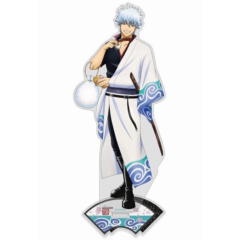 Gintama Cospa Original Illustration Sakata Gintoki Acrylic Stand (Large) Food Stall Eating Tour Ver.