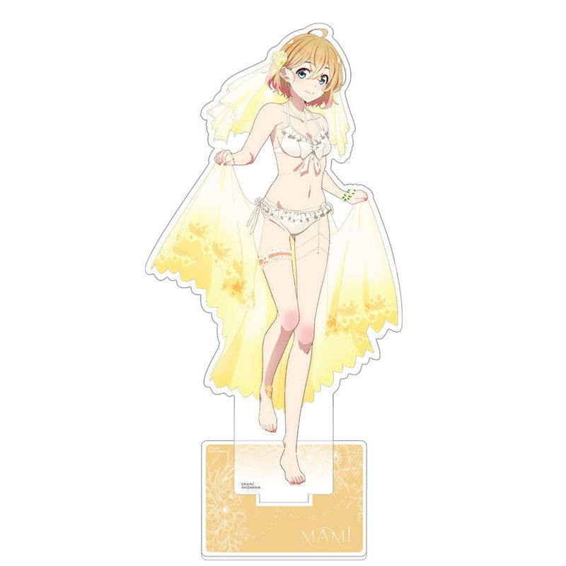 Rent-A-Girlfriend Curtain Original Illustration Extra Large Acrylic Stand Nanami Mami / Wedding Swimwear