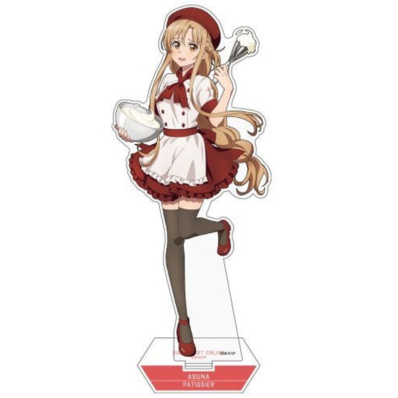 Sword Art Online Cospa Original Illustration Asuna Work Experience Acrylic Stand (Large) Patissier Ver.