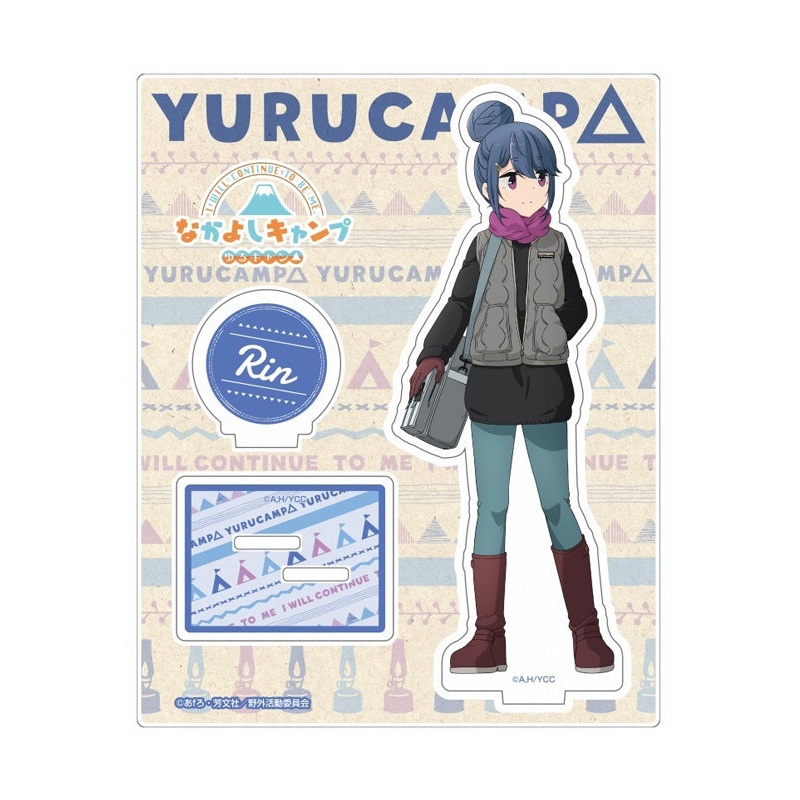 Yurucamp ACROSS Nakayoshi Camp Acrylic Stand Rin