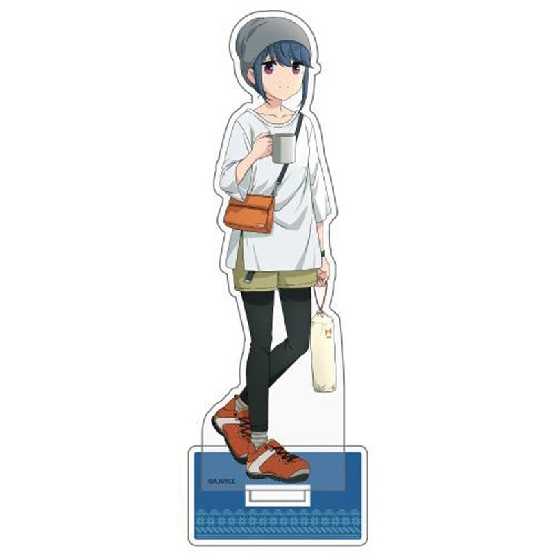Yurucamp Cospa Original Illustration Summer Camp Shima Rin Acrylic Stand