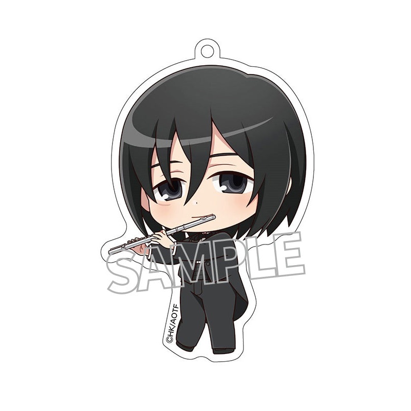 Attack on Titan Matsumoto Shoji Original Illustration Acrylic Key Chain (Concert) Mikasa