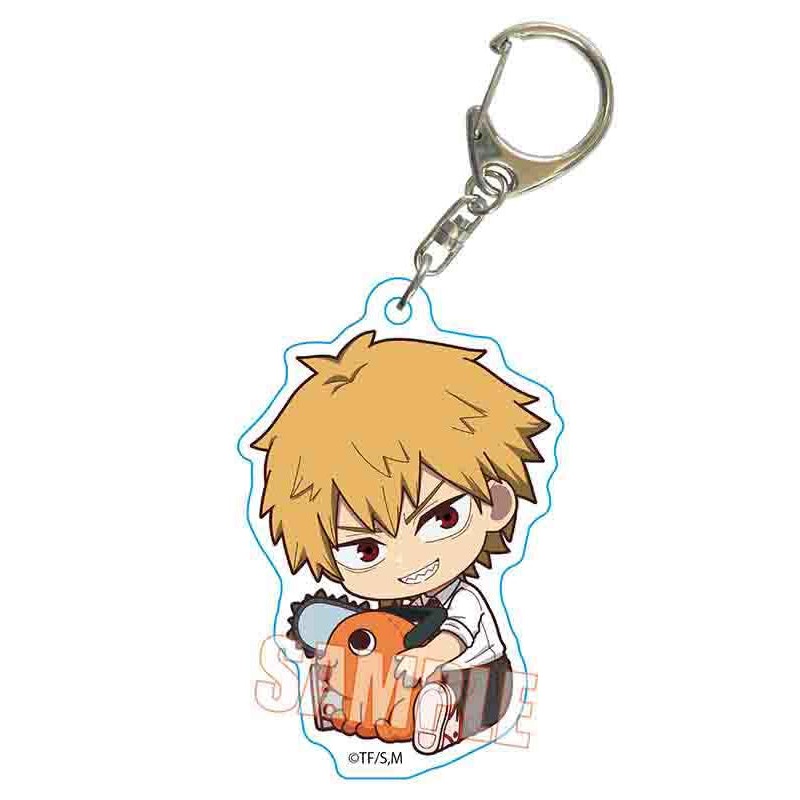Chainsaw Man Bell House GyuGyutto Acrylic Key Chain Denji