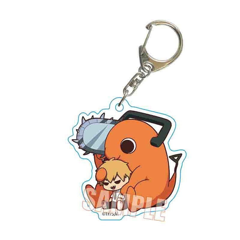 Chainsaw Man Bell House GyuGyutto Acrylic Key Chain Pochita
