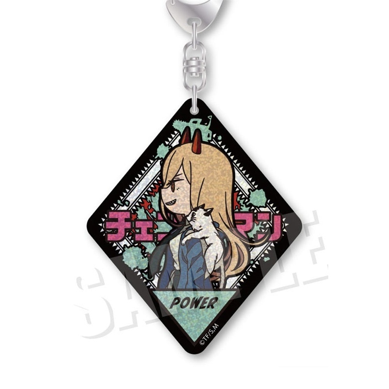 Chainsaw Man Empty VETCOLO Glitter Acrylic Key Chain 02 Power