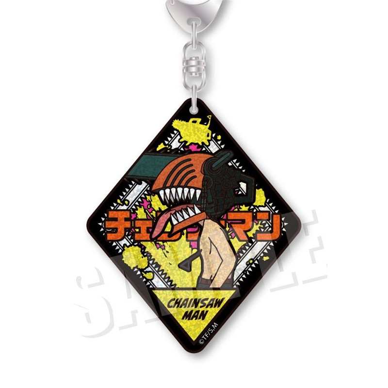 Chainsaw Man Empty VETCOLO Glitter Acrylic Key Chain 07 Chainsaw Man