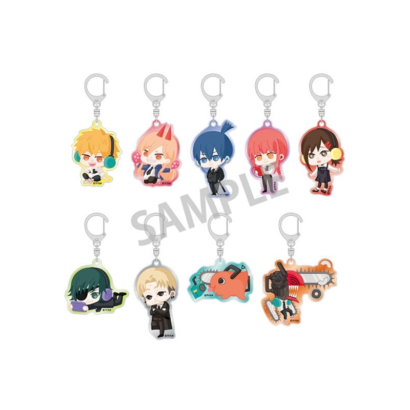Chainsaw Man KAMIO JAPAN Trading Acrylic Key Chain Enjoy Music
