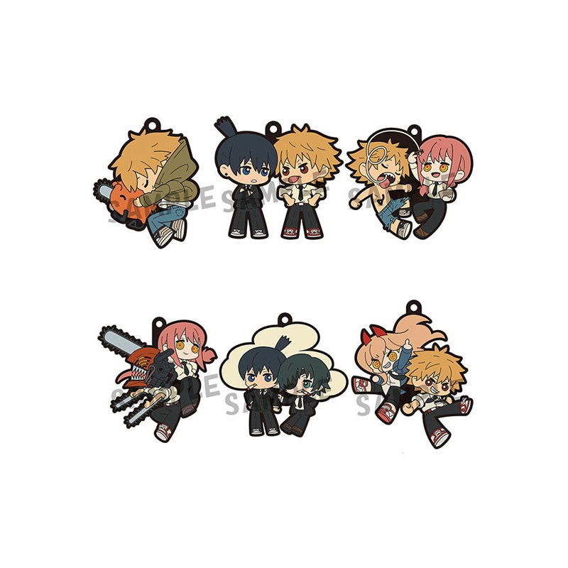 Chainsaw Man MEGAHOUSE Rubber Mascot Buddycolle(Set of 6)