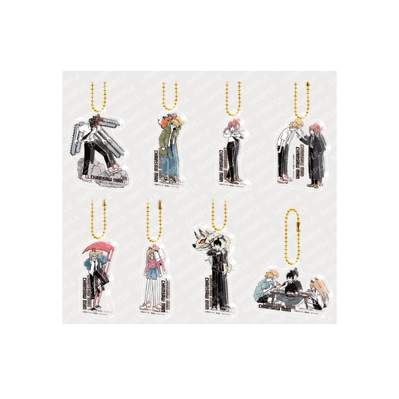 Chainsaw Man POMMOP Yuru Style Acrylic Key Chain Collection