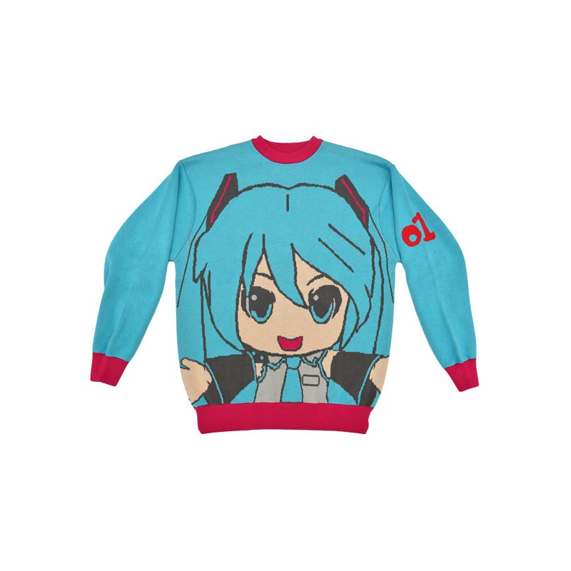 Character Vocal Series 01 Hatsune Miku Mikudayo- Knitted Sweater