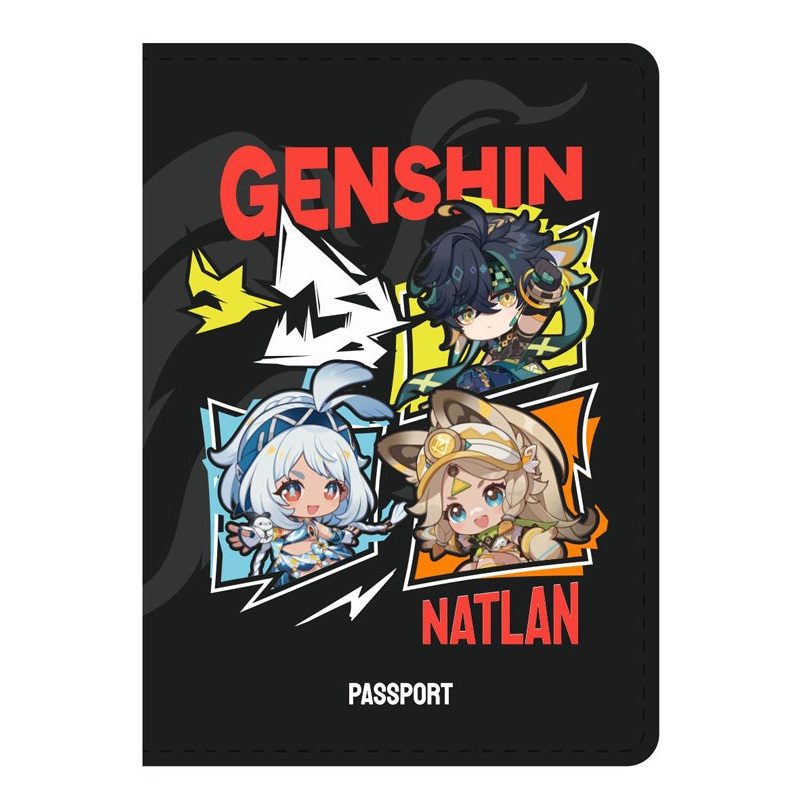 Genshin Impact miHoYo Blaze to Natlan Series Passport Case