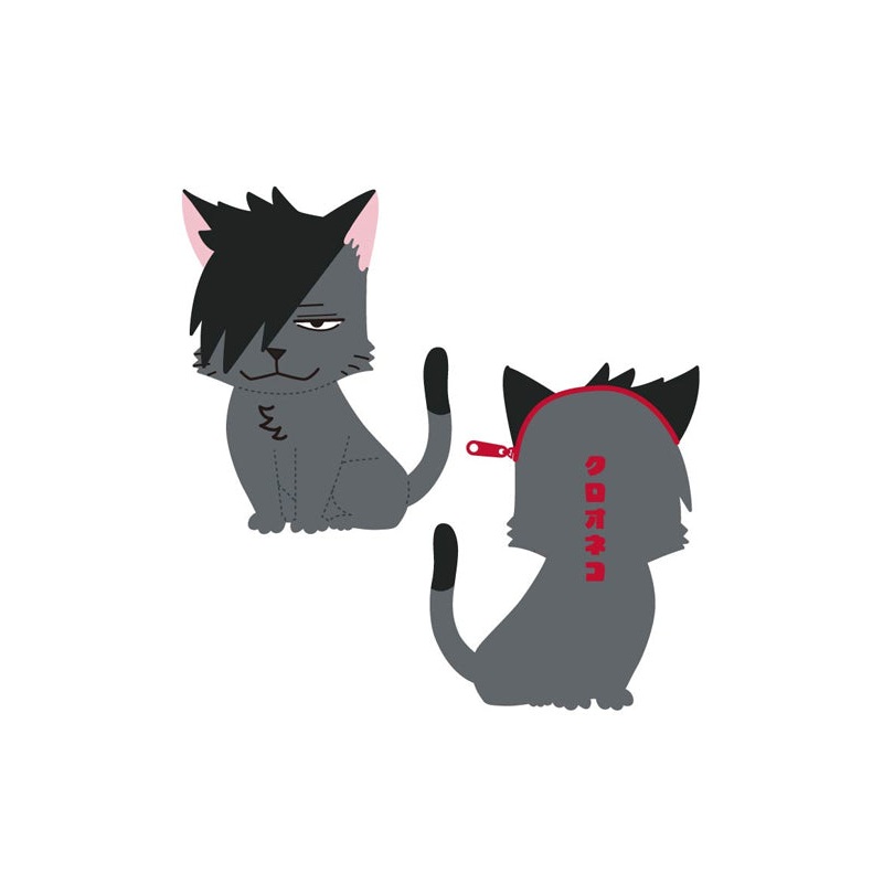 Haikyu!! Takaratomy Arts Mofumofu Coin Case C Kuroo Cat