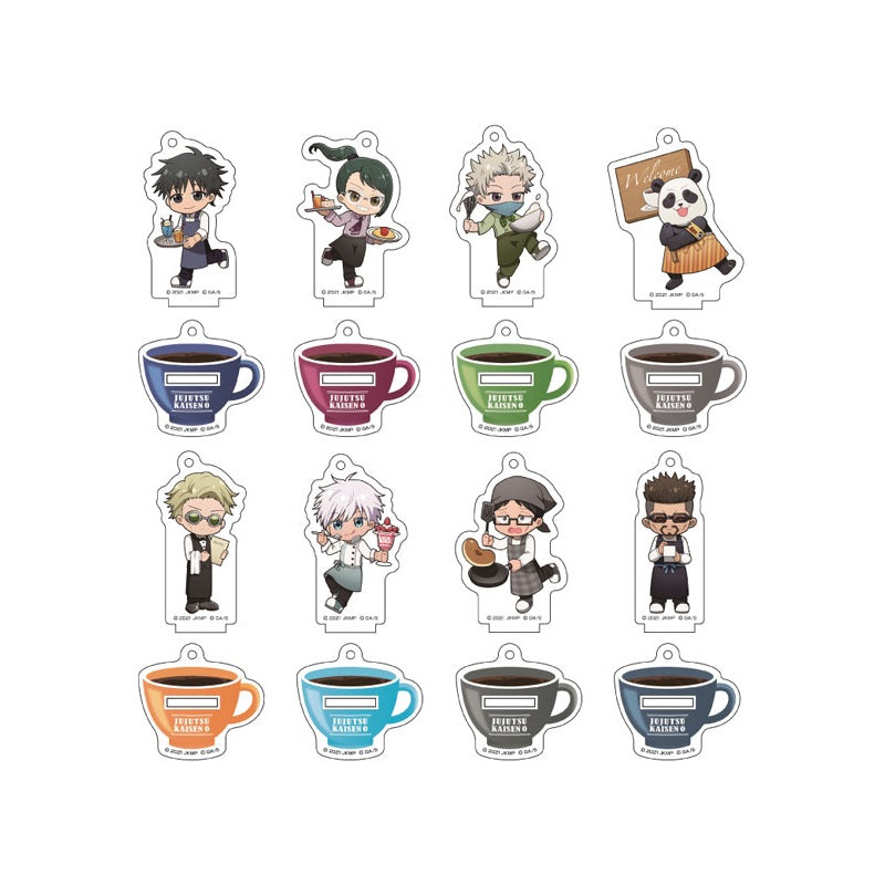 Jujutsu Kaisen 0: The Movie Medicos Entertainment Acrylic Key Chain Collection Waiter Ver.(1 Random)