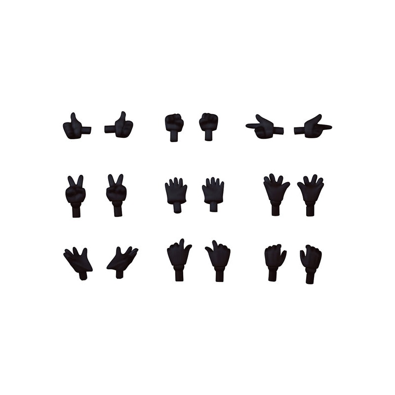 Nendoroid Doll: Hand Parts Set Gloves Ver. (Black)