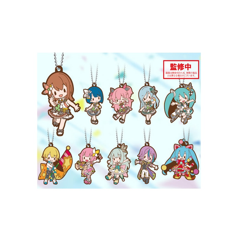 Project SEKAI Colorful Stage! feat. Hatsune Miku Sega Capsule Rubber Mascot Key Chain Collection Vol.2(1 Random)
