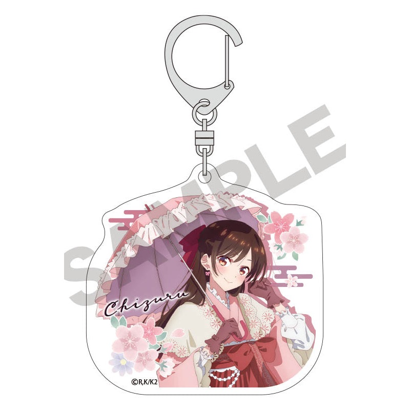 Rent-A-Girlfriend Crux Acrylic Key Chain Mizuhara Chizuru Japanese Style Lolita