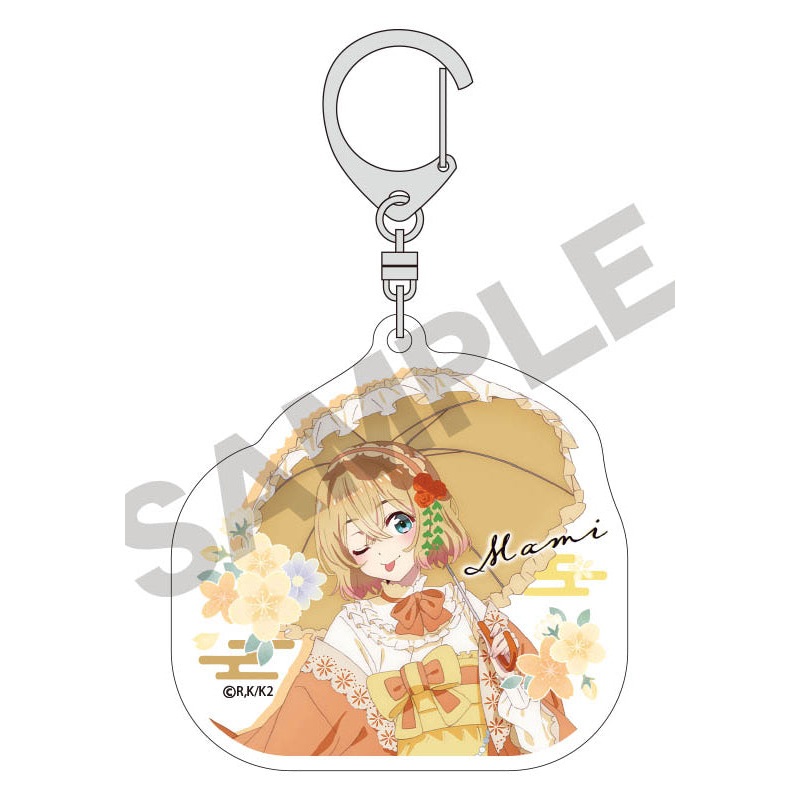 Rent-A-Girlfriend Crux Acrylic Key Chain Nanami Mami Japanese Style Lolita