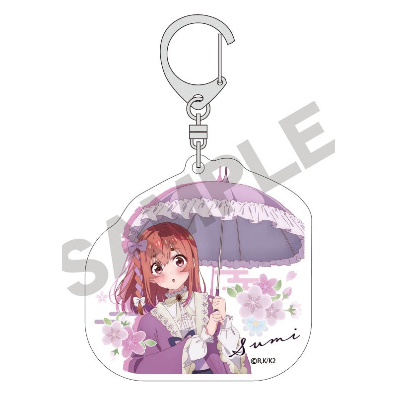 Rent-A-Girlfriend Crux Acrylic Key Chain Sakurasawa Sumi Japanese Style Lolita