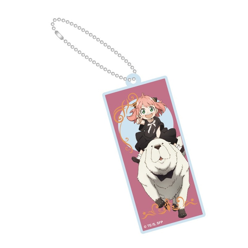 SPY x FAMILY Shouwa Note Kirakira Acrylic Key Chain 04 Anya & Bond