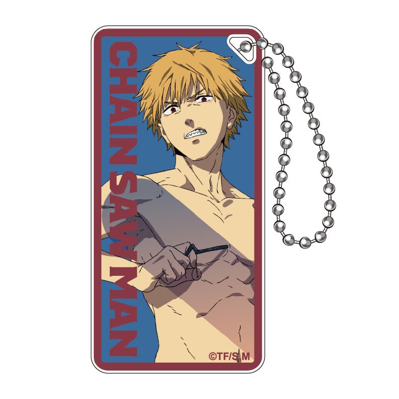 Chainsaw Man eye up Domiterior Key Chain Denji A