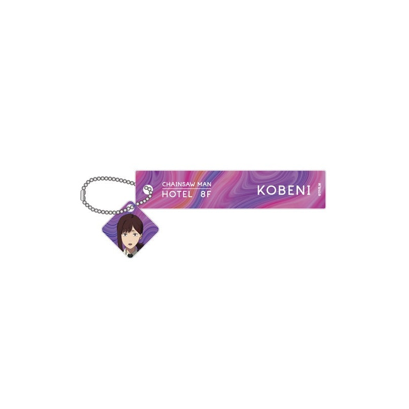 Chainsaw Man Ponycanyon Planning Hotel Key Chain Kobeni
