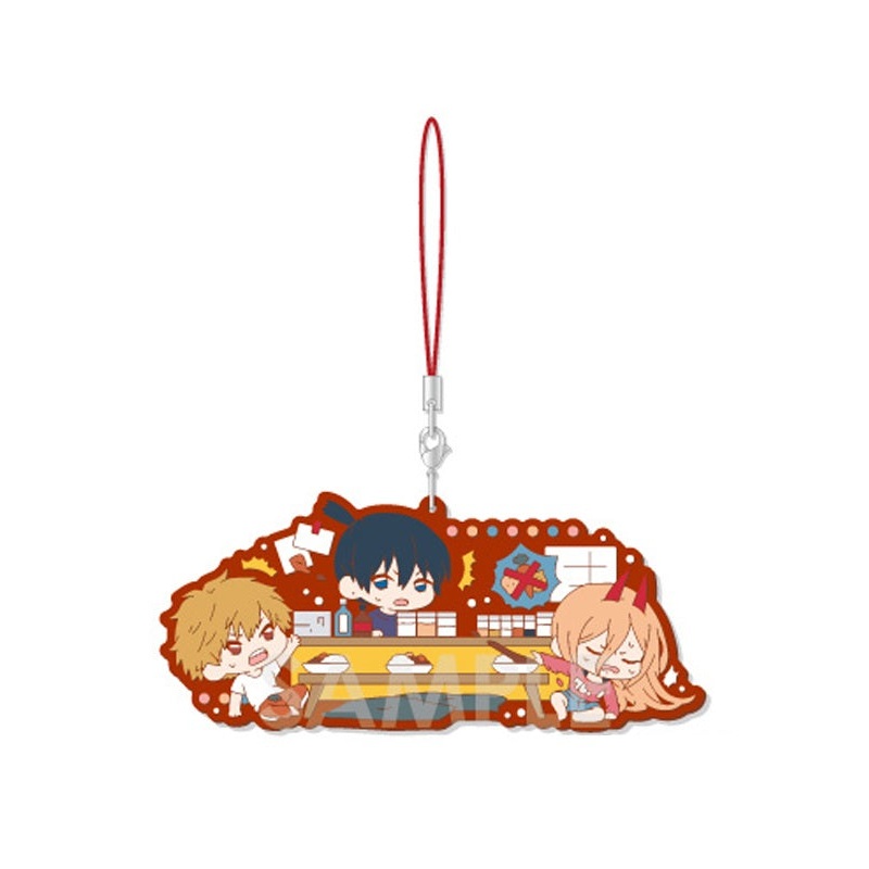 Chainsaw Man Sol International Wachatto! Rubber Strap B Meals at The Hayakawa Family